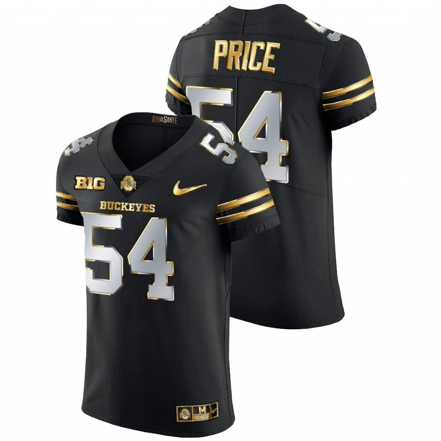 Ohio State Buckeyes Men's NCAA Billy Price #54 Black Golden Diamond Edition Authentic College Football Jersey WHZ0649HW